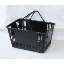 Good quality black shopping baskets